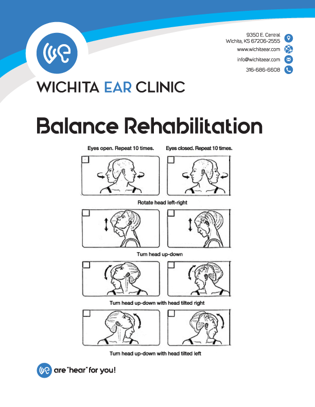 Wichita Ear Balance Rehabilitation Neck Exercises