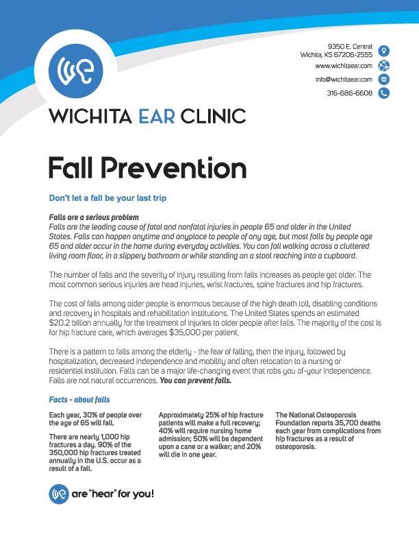 Wichita Ear Fall Prevention
